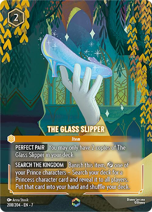 The Glass Slipper (Enchanted) (208/204) [Archazia's Island] | Shuffle n Cut Hobbies & Games
