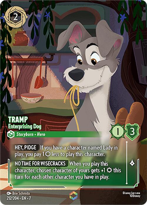 Tramp - Enterprising Dog (Enchanted) (212/204) [Archazia's Island] | Shuffle n Cut Hobbies & Games