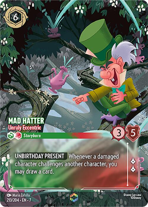 Mad Hatter - Unruly Eccentric (Enchanted) (213/204) [Archazia's Island] | Shuffle n Cut Hobbies & Games