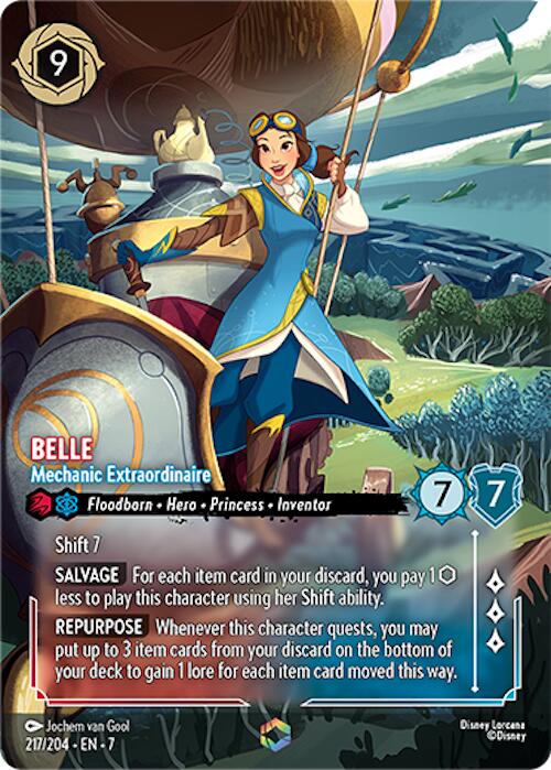 Belle - Mechanic Extraordinaire (Enchanted) (217/204) [Archazia's Island] | Shuffle n Cut Hobbies & Games