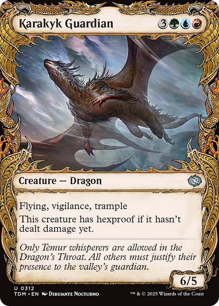 Karakyk Guardian (Showcase) [Tarkir: Dragonstorm] | Shuffle n Cut Hobbies & Games