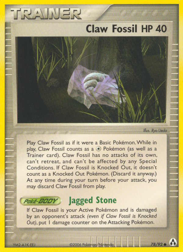 Claw Fossil (78/92) [EX: Legend Maker] | Shuffle n Cut Hobbies & Games