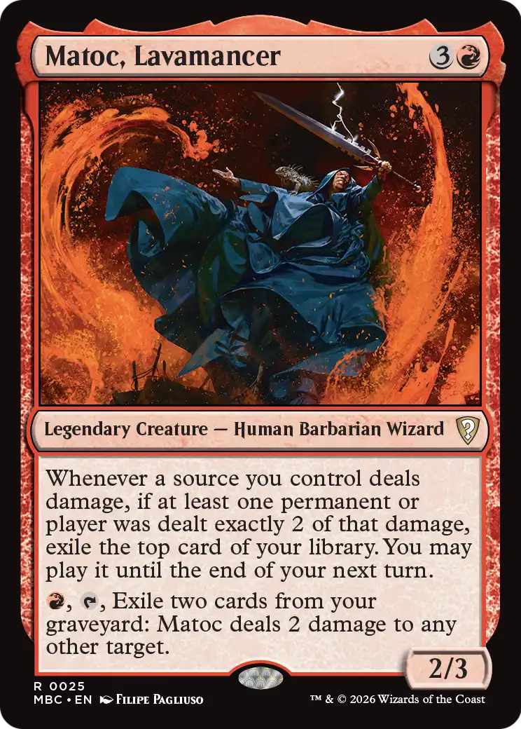 Matoc, Lavamancer [Mystery Booster: Commander Edition] | Shuffle n Cut Hobbies & Games