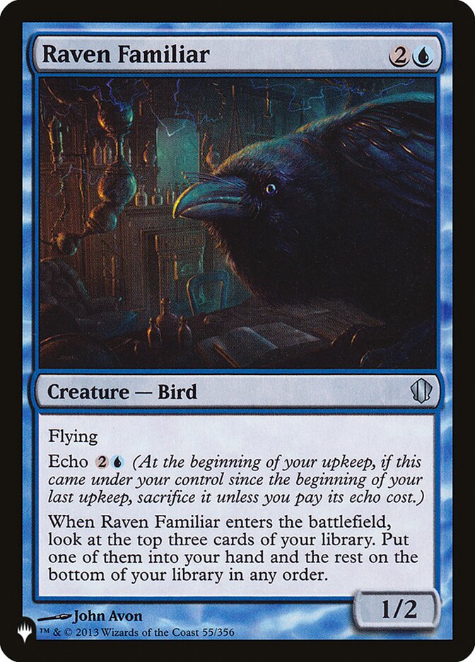 Raven Familiar [The List] | Shuffle n Cut Hobbies & Games