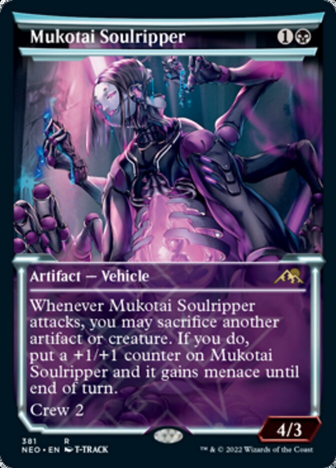 Mukotai Soulripper (Showcase Soft Glow) [Kamigawa: Neon Dynasty] | Shuffle n Cut Hobbies & Games