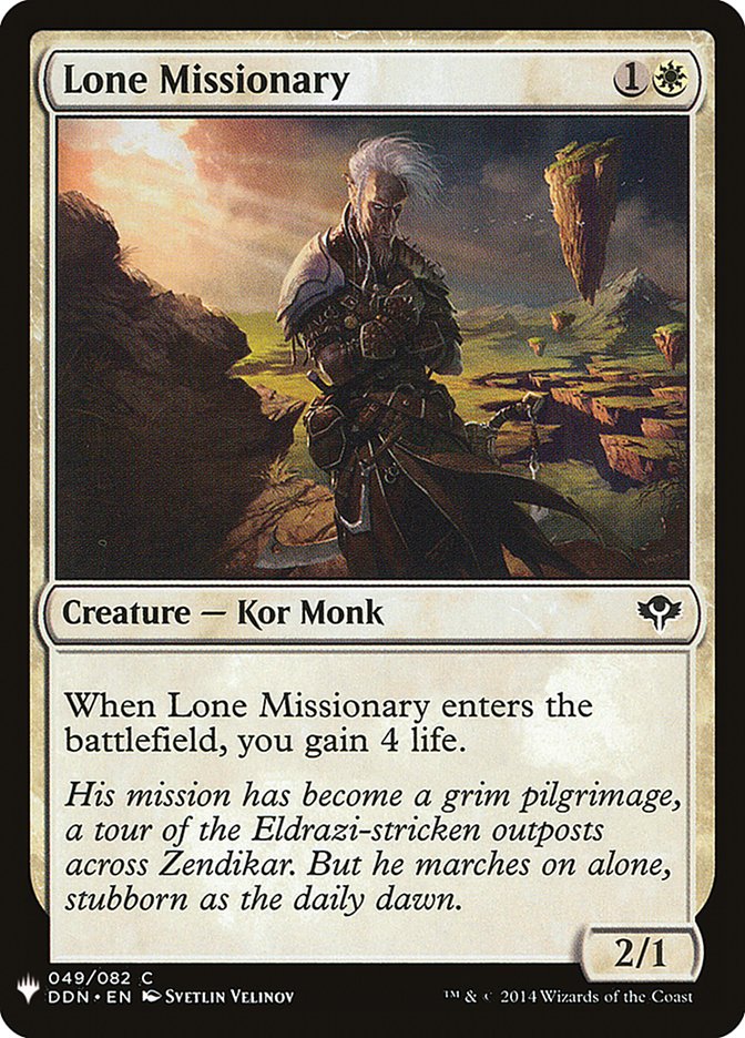 Lone Missionary [Mystery Booster] | Shuffle n Cut Hobbies & Games