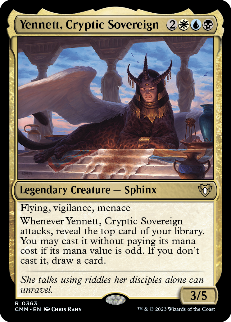Yennett, Cryptic Sovereign [Commander Masters] | Shuffle n Cut Hobbies & Games