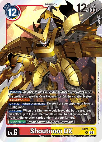 Shoutmon DX [BT21-027] [World Convergence] | Shuffle n Cut Hobbies & Games