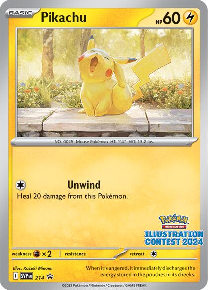 Pikachu (214) [Scarlet & Violet: Black Star Promos] | Shuffle n Cut Hobbies & Games
