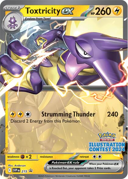 Toxtricity ex (215) [Scarlet & Violet: Black Star Promos] | Shuffle n Cut Hobbies & Games