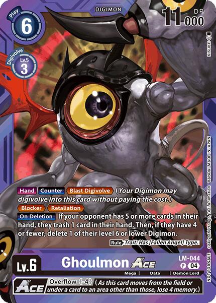 Ghoulmon ACE [LM-044] (Limited Card Pack) [World Convergence] | Shuffle n Cut Hobbies & Games