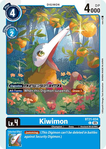 Kiwimon [BT21-034] [World Convergence] | Shuffle n Cut Hobbies & Games