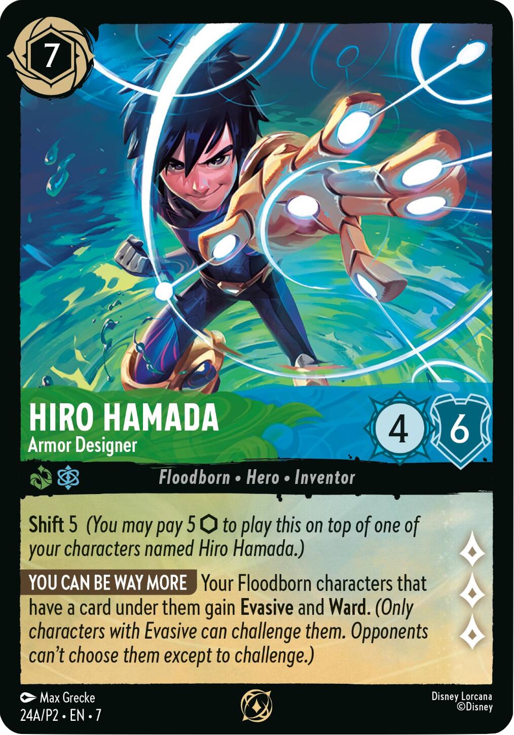 Hiro Hamada - Armor Designer (Store Championship) (Participant) (24) [Promo Cards] | Shuffle n Cut Hobbies & Games