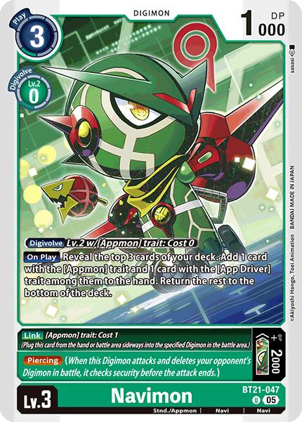 Navimon [BT21-047] [World Convergence] | Shuffle n Cut Hobbies & Games