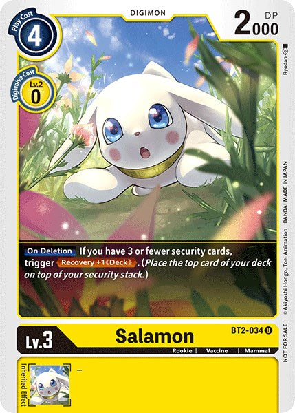 Salamon [BT2-034] (Official Tournament Pack Vol.3) [Release Special Booster Promos] | Shuffle n Cut Hobbies & Games