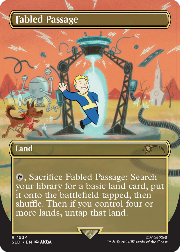 Fabled Passage (1534) (Rainbow Foil) [Secret Lair Drop Series] | Shuffle n Cut Hobbies & Games