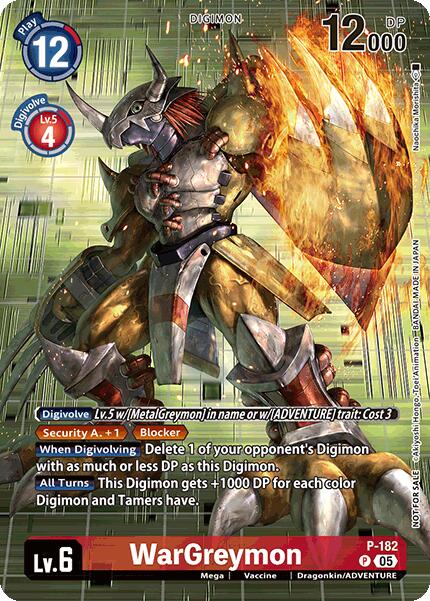 WarGreymon [P-182] (BT-21: Illustration Celebration Pack) [World Convergence] | Shuffle n Cut Hobbies & Games