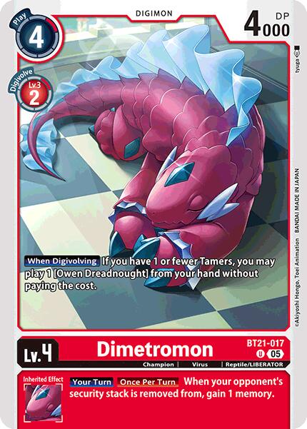 Dimetromon [BT21-017] [World Convergence] | Shuffle n Cut Hobbies & Games