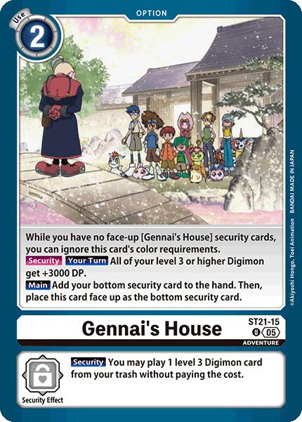 Gennai's House [ST21-15] [Starter Deck: Hero of Hope] | Shuffle n Cut Hobbies & Games