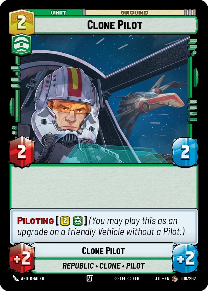 Clone Pilot (108/262) (108/262) [Jump to Lightspeed] | Shuffle n Cut Hobbies & Games