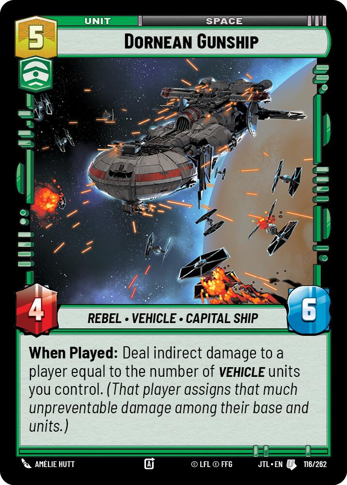 Dornean Gunship (116/262) (116/262) [Jump to Lightspeed] | Shuffle n Cut Hobbies & Games