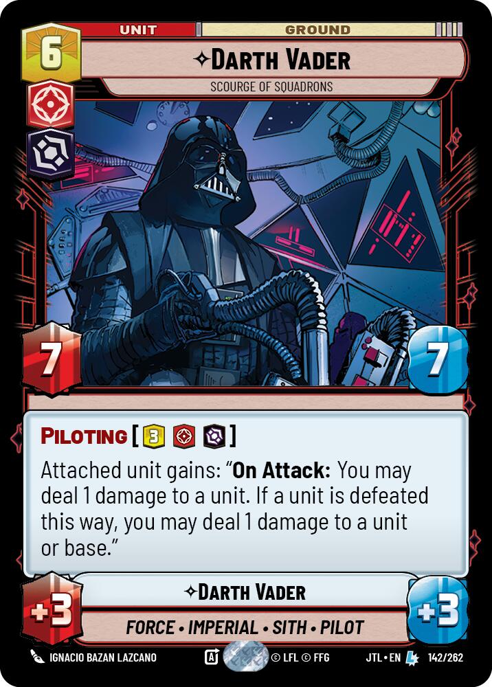 Darth Vader - Scourge of Squadrons (142/262) (142/262) [Jump to Lightspeed] | Shuffle n Cut Hobbies & Games