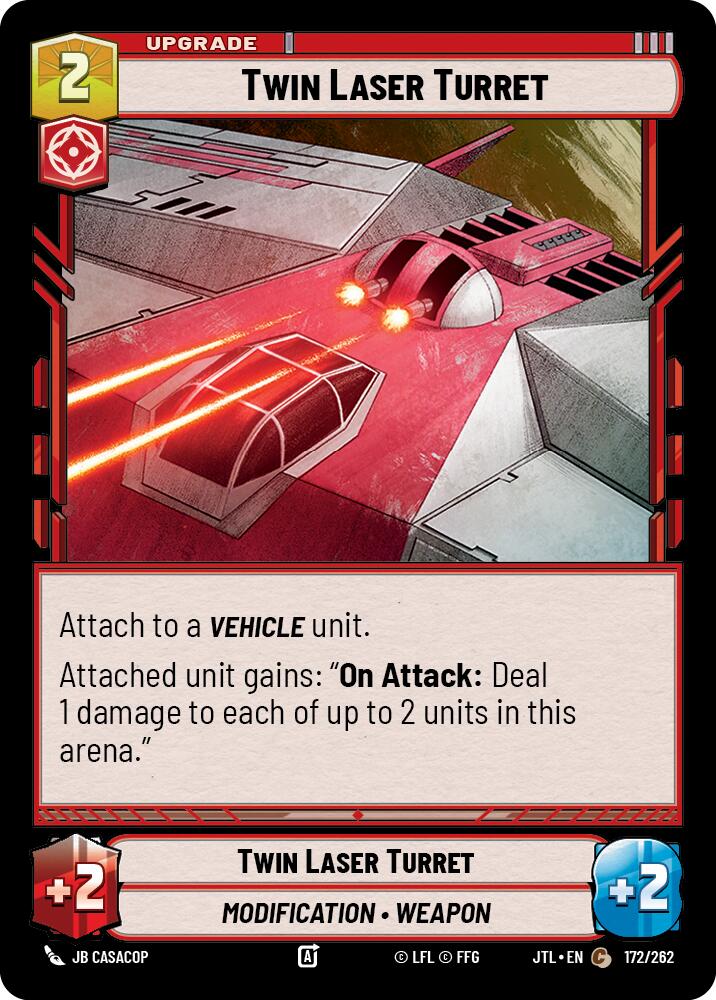 Twin Laser Turret (172/262) (172/262) [Jump to Lightspeed] | Shuffle n Cut Hobbies & Games