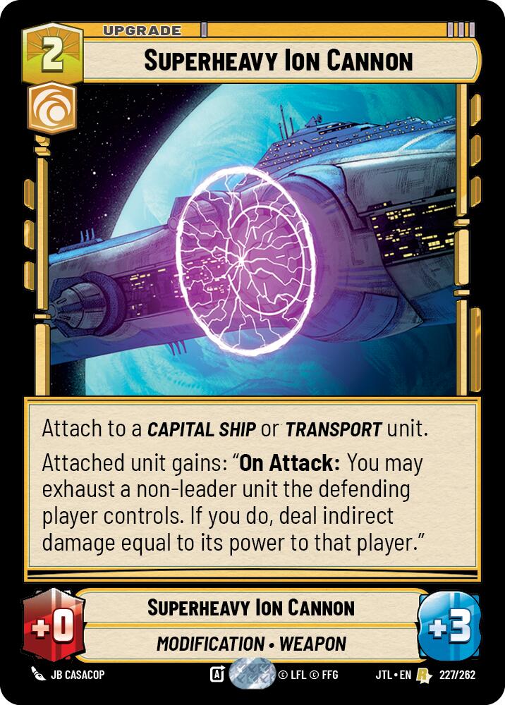 Superheavy Ion Cannon (227/262) (227/262) [Jump to Lightspeed] | Shuffle n Cut Hobbies & Games
