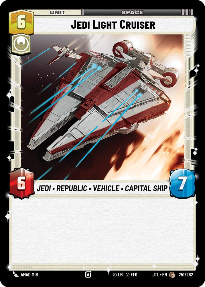 Jedi Light Cruiser (251/262) (251/262) [Jump to Lightspeed] | Shuffle n Cut Hobbies & Games