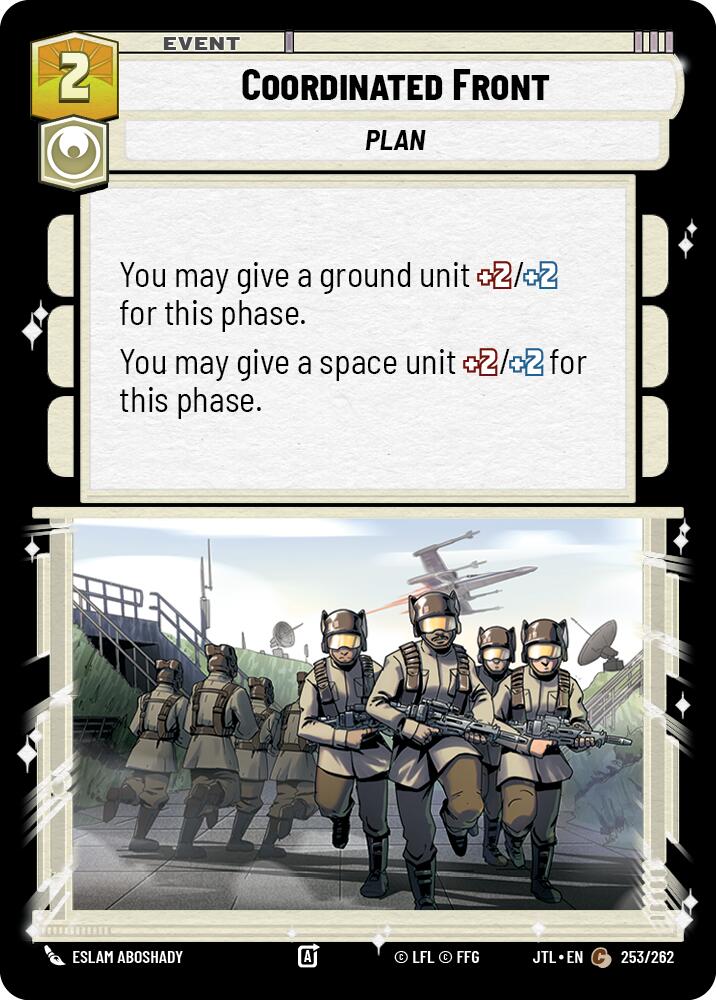 Coordinated Front (253/262) (253/262) [Jump to Lightspeed] | Shuffle n Cut Hobbies & Games