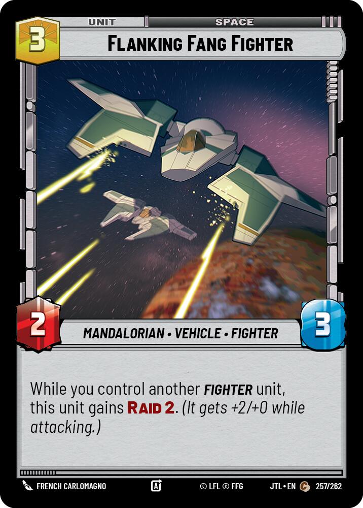 Flanking Fang Fighter (257/262) (257/262) [Jump to Lightspeed] | Shuffle n Cut Hobbies & Games