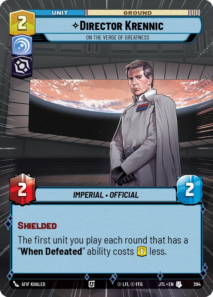 Director Krennic - On the Verge of Greatness (294) (Hyperspace) (294) [Jump to Lightspeed] | Shuffle n Cut Hobbies & Games