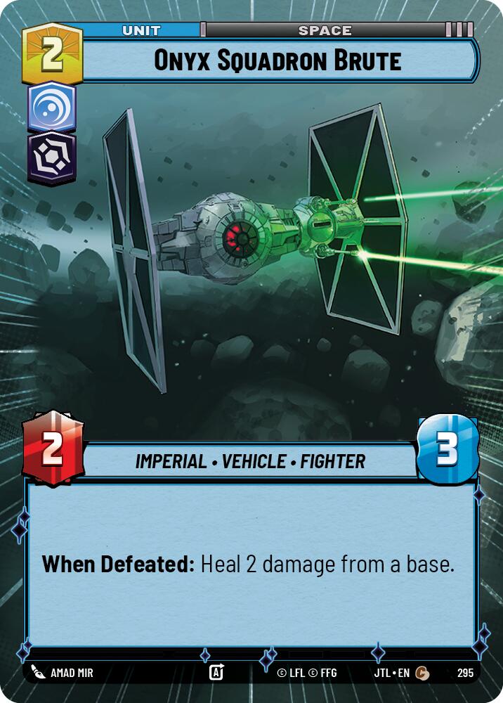 Onyx Squadron Brute (295) (Hyperspace) (295) [Jump to Lightspeed] | Shuffle n Cut Hobbies & Games