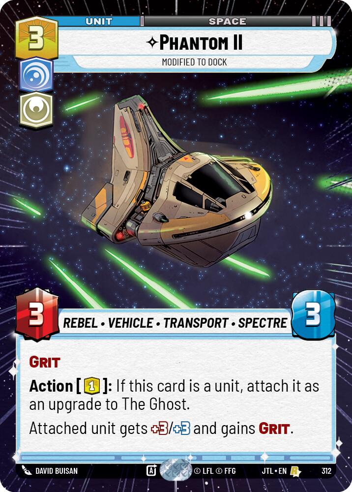 Phantom II - Modified to Dock (312) (Hyperspace) (312) [Jump to Lightspeed] | Shuffle n Cut Hobbies & Games