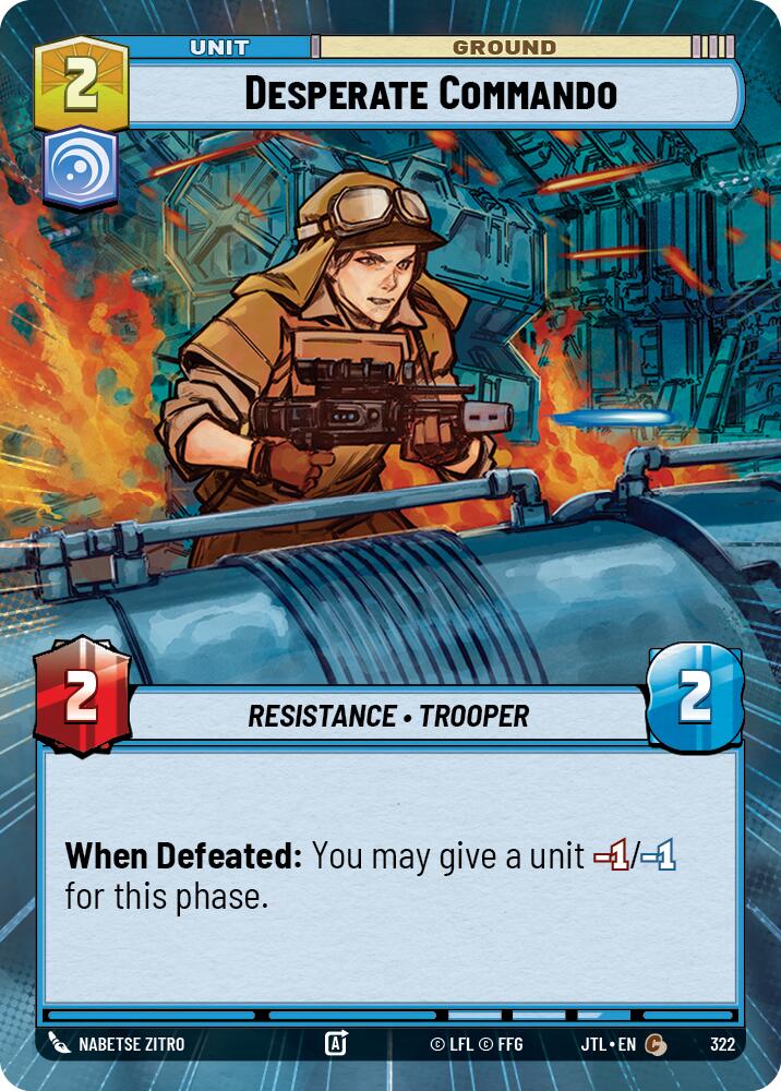 Desperate Commando (322) (Hyperspace) (322) [Jump to Lightspeed] | Shuffle n Cut Hobbies & Games