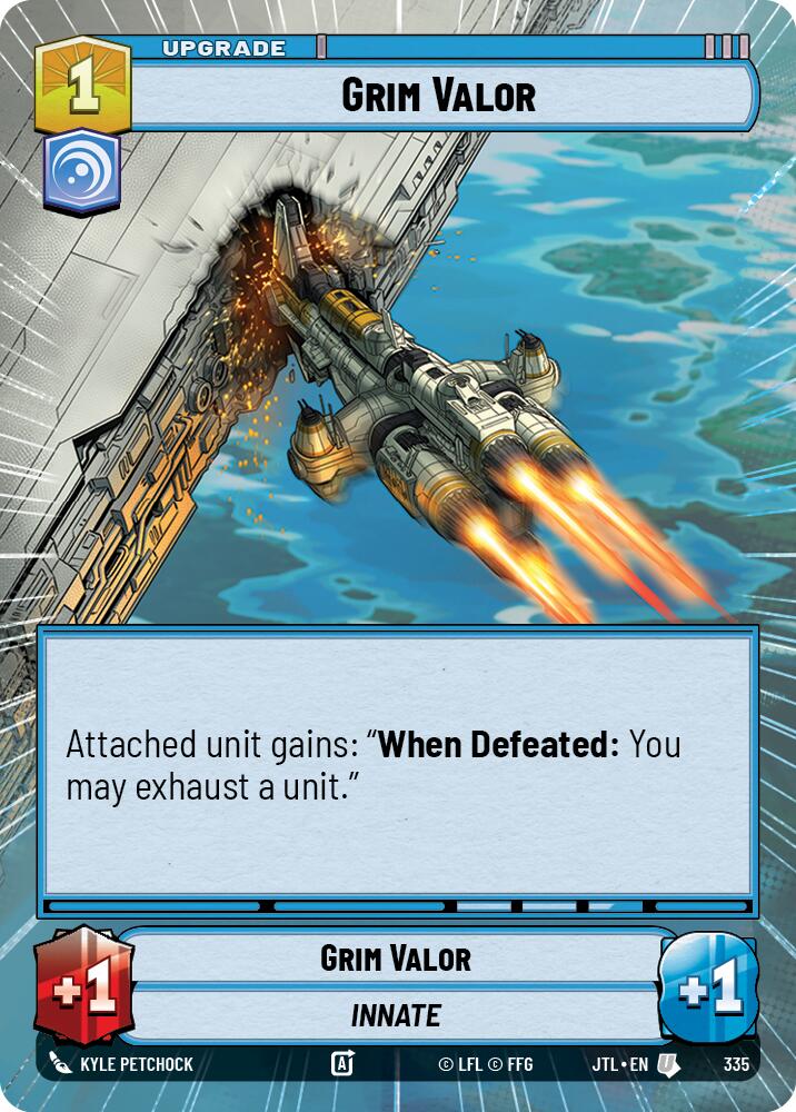 Grim Valor (335) (Hyperspace) (335) [Jump to Lightspeed] | Shuffle n Cut Hobbies & Games