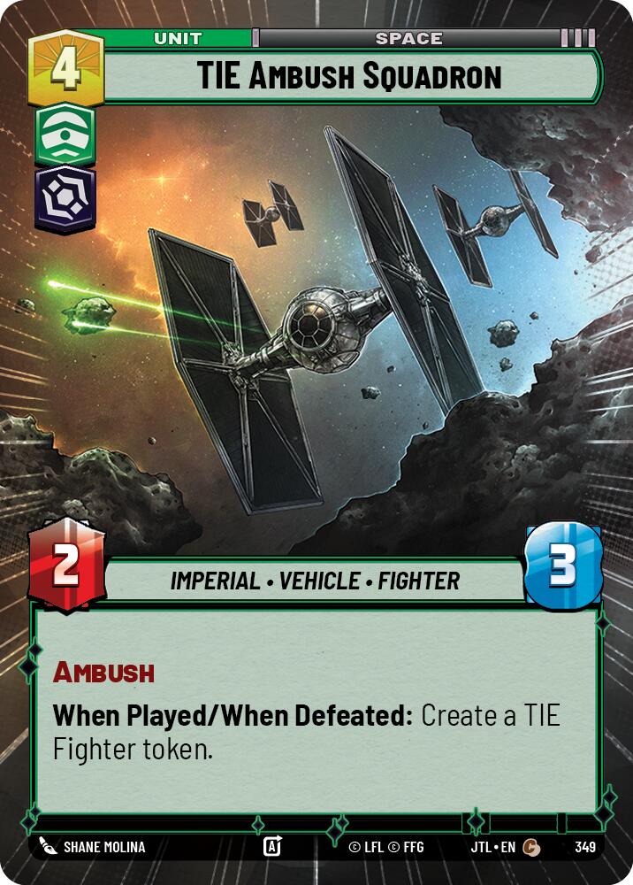 TIE Ambush Squadron (349) (Hyperspace) (349) [Jump to Lightspeed] | Shuffle n Cut Hobbies & Games