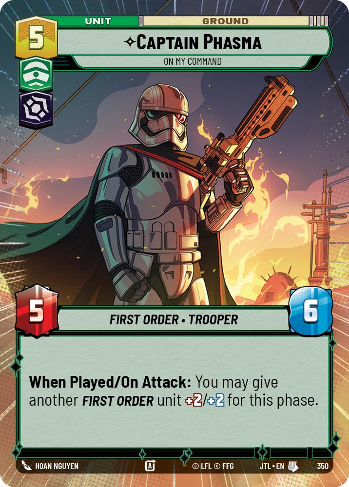 Captain Phasma - On My Command (350) (Hyperspace) (350) [Jump to Lightspeed] | Shuffle n Cut Hobbies & Games
