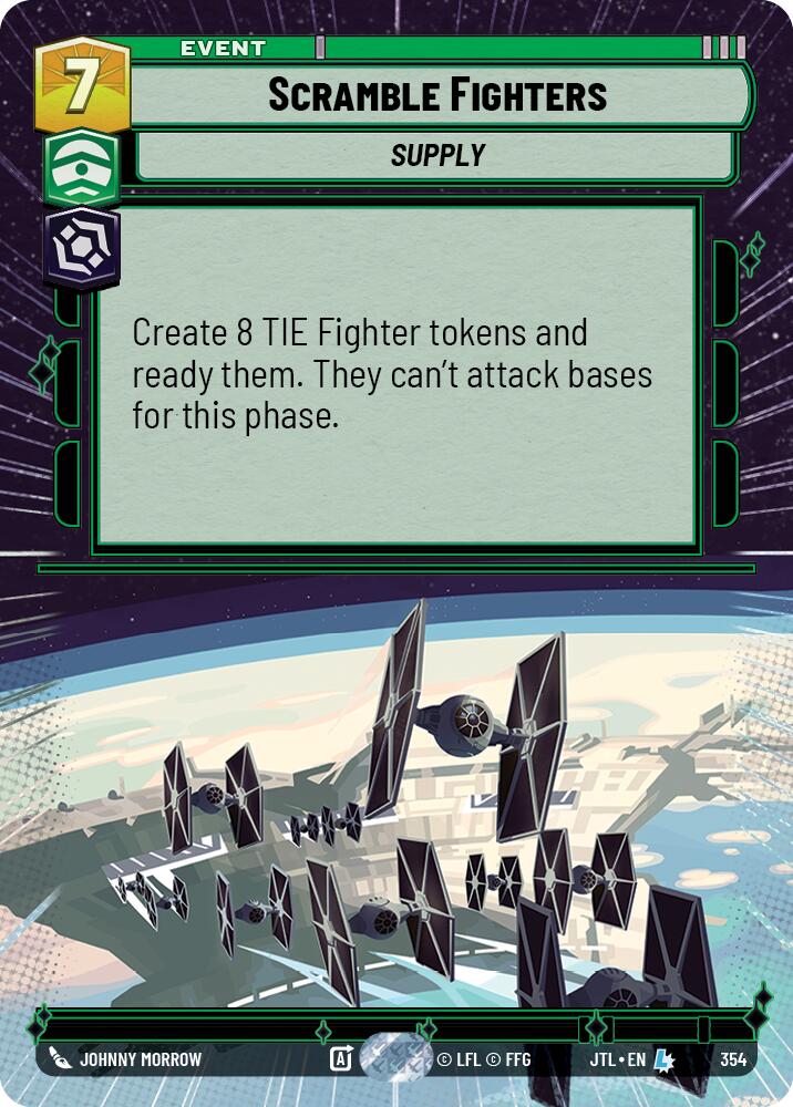 Scramble Fighters (354) (Hyperspace) (354) [Jump to Lightspeed] | Shuffle n Cut Hobbies & Games