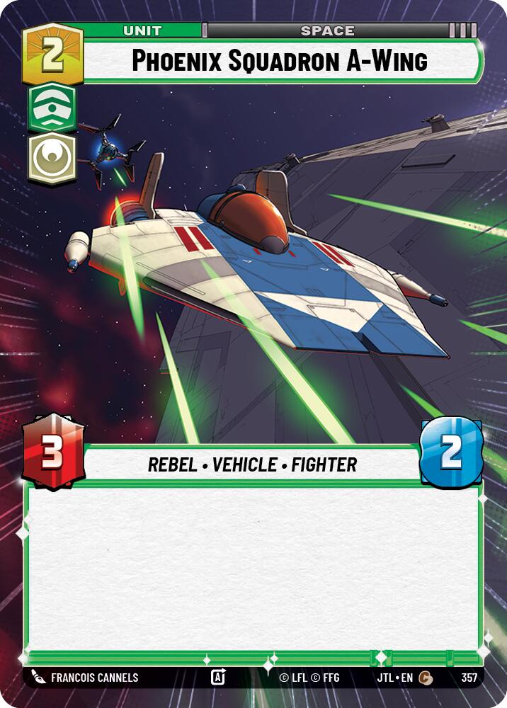 Phoenix Squadron A-Wing (357) (Hyperspace) (357) [Jump to Lightspeed] | Shuffle n Cut Hobbies & Games