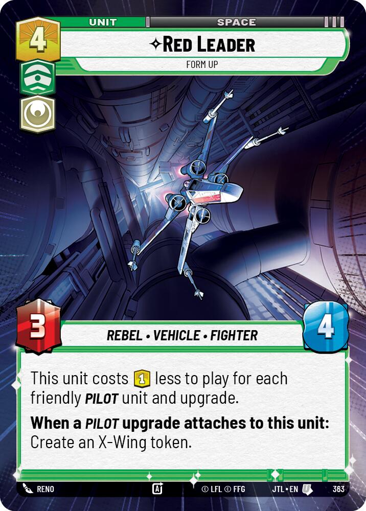 Red Leader - Form Up (363) (Hyperspace) (363) [Jump to Lightspeed] | Shuffle n Cut Hobbies & Games