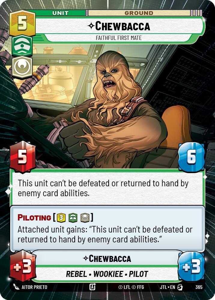 Chewbacca - Faithful First Mate (365) (Hyperspace) (365) [Jump to Lightspeed] | Shuffle n Cut Hobbies & Games
