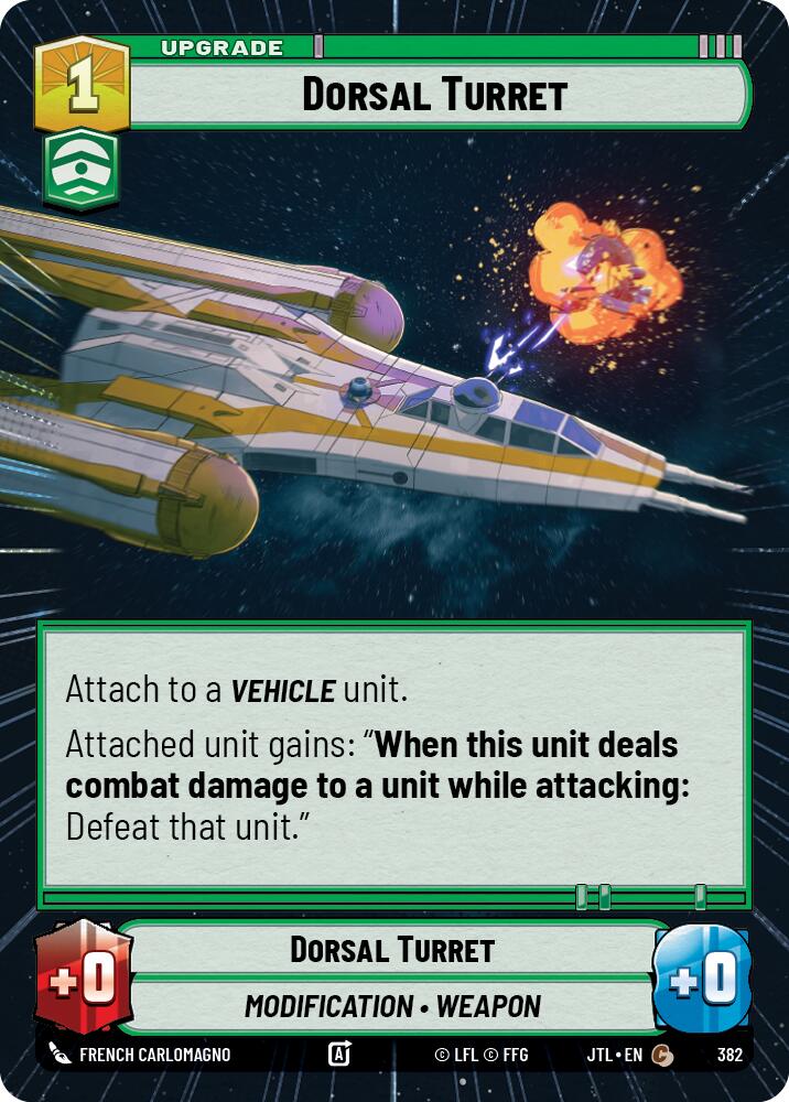 Dorsal Turret (382) (Hyperspace) (382) [Jump to Lightspeed] | Shuffle n Cut Hobbies & Games
