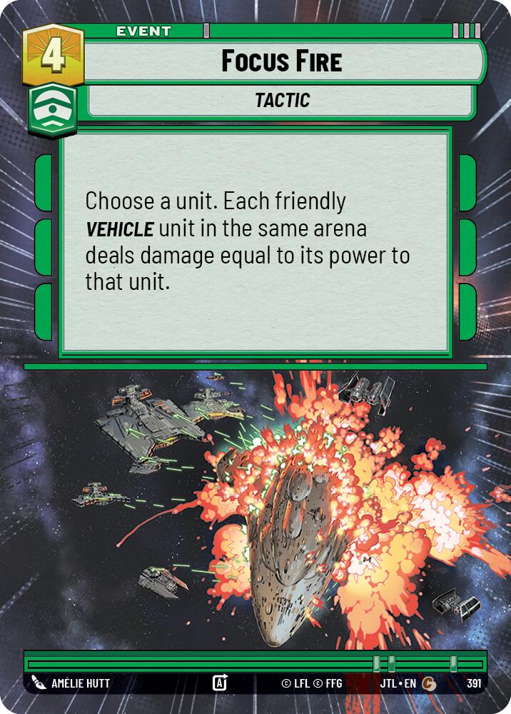 Focus Fire (391) (Hyperspace) (391) [Jump to Lightspeed] | Shuffle n Cut Hobbies & Games