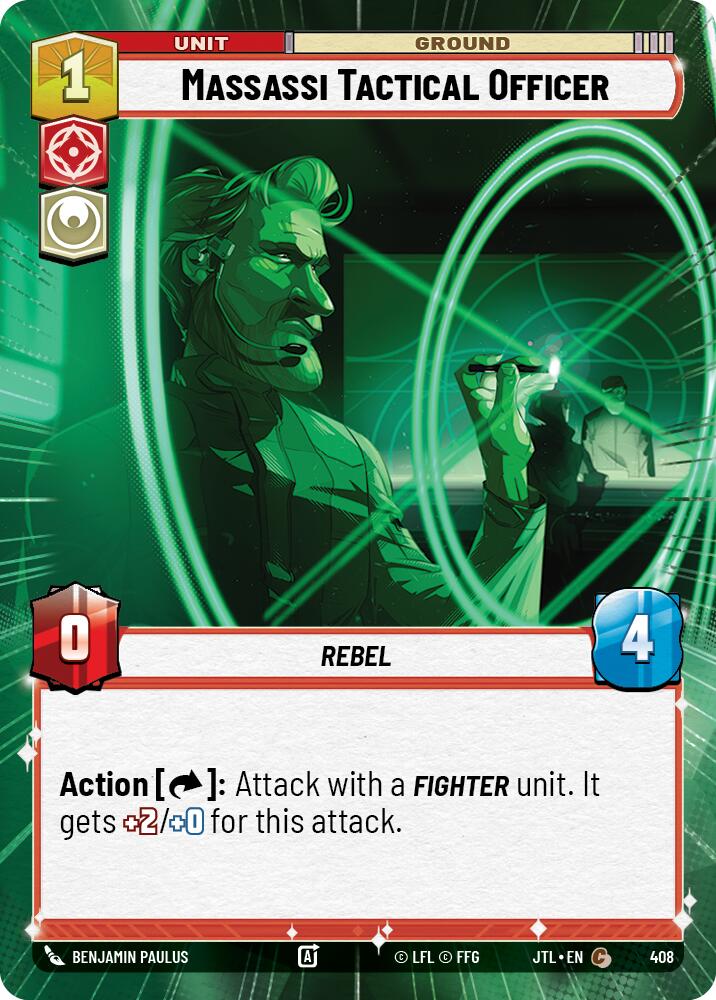Massassi Tactical Officer (408) (Hyperspace) (408) [Jump to Lightspeed] | Shuffle n Cut Hobbies & Games