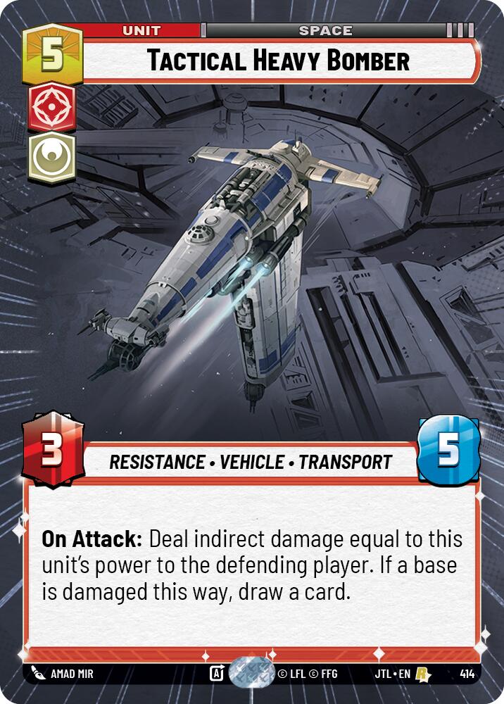 Tactical Heavy Bomber (414) (Hyperspace) (414) [Jump to Lightspeed] | Shuffle n Cut Hobbies & Games