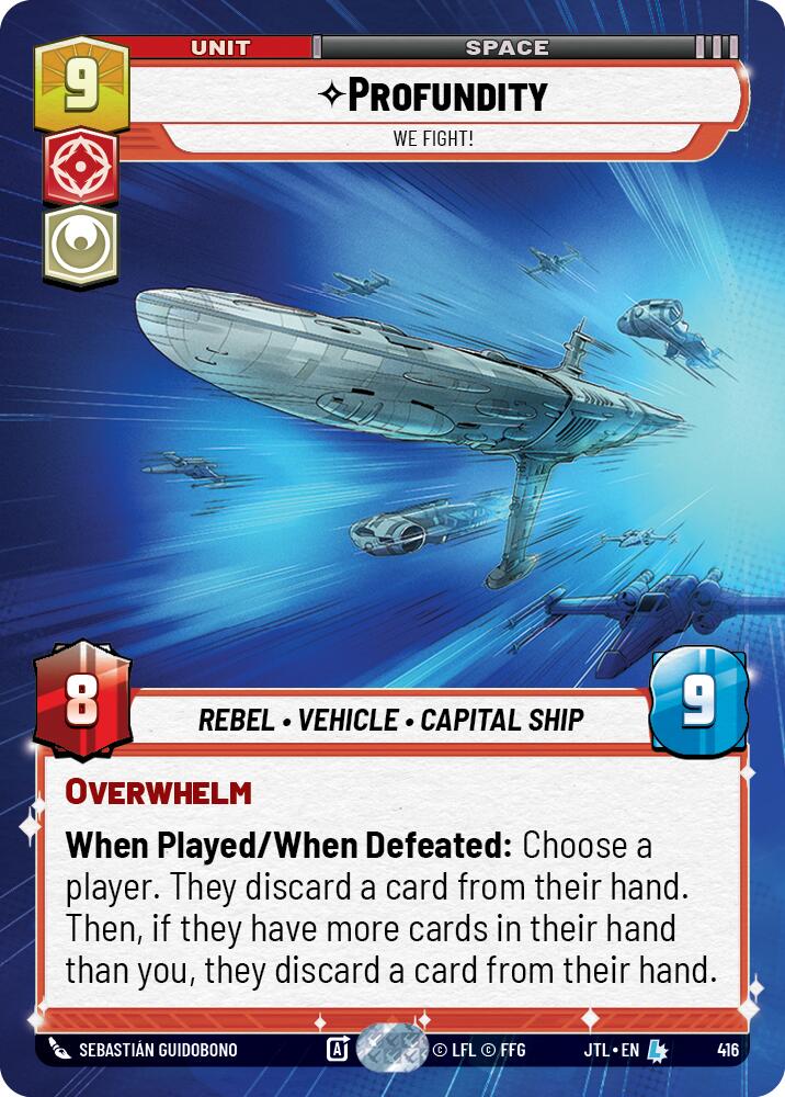 Profundity - We Fight! (416) (Hyperspace) (416) [Jump to Lightspeed] | Shuffle n Cut Hobbies & Games