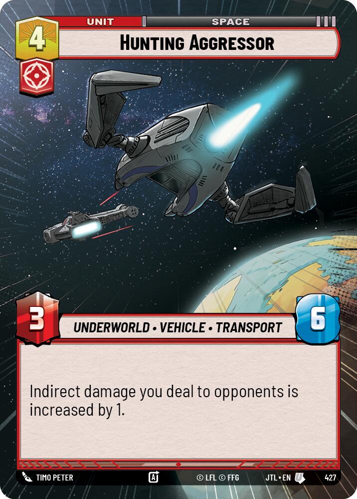 Hunting Aggressor (427) (Hyperspace) (427) [Jump to Lightspeed] | Shuffle n Cut Hobbies & Games