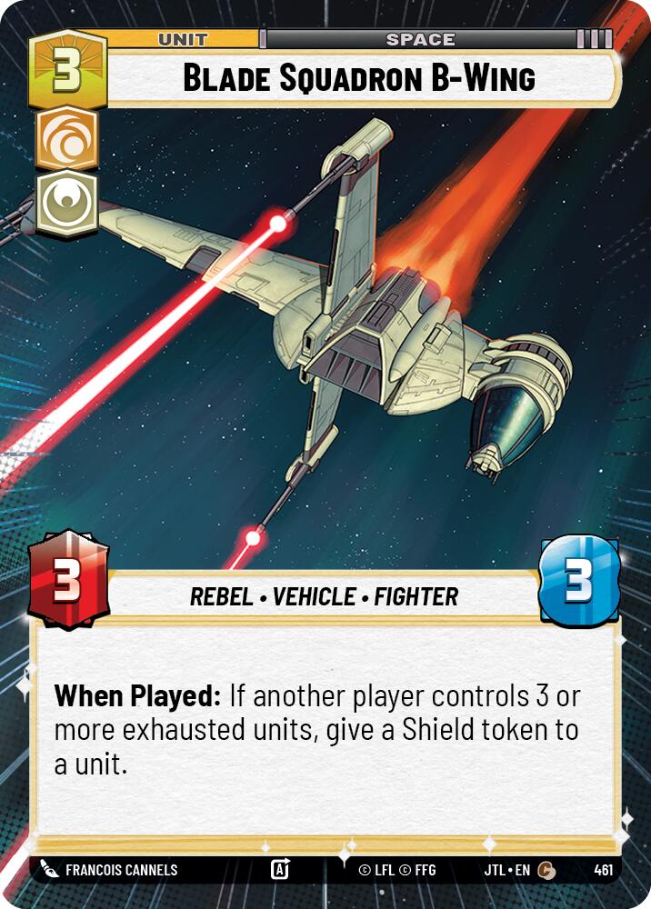 Blade Squadron B-Wing (461) (Hyperspace) (461) [Jump to Lightspeed] | Shuffle n Cut Hobbies & Games