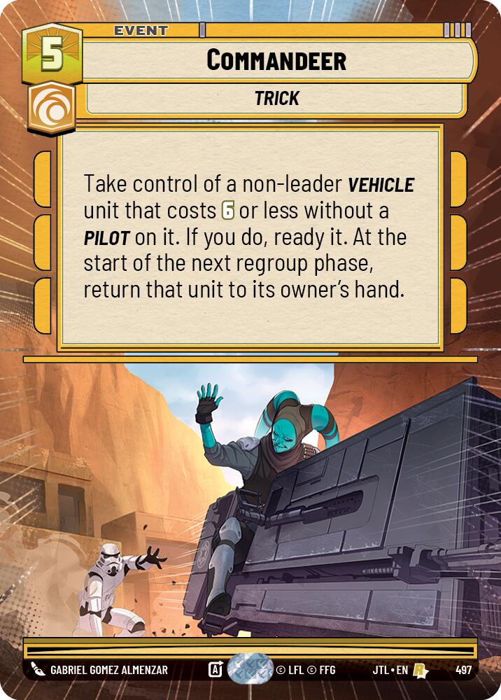 Commandeer (497) (Hyperspace) (497) [Jump to Lightspeed] | Shuffle n Cut Hobbies & Games